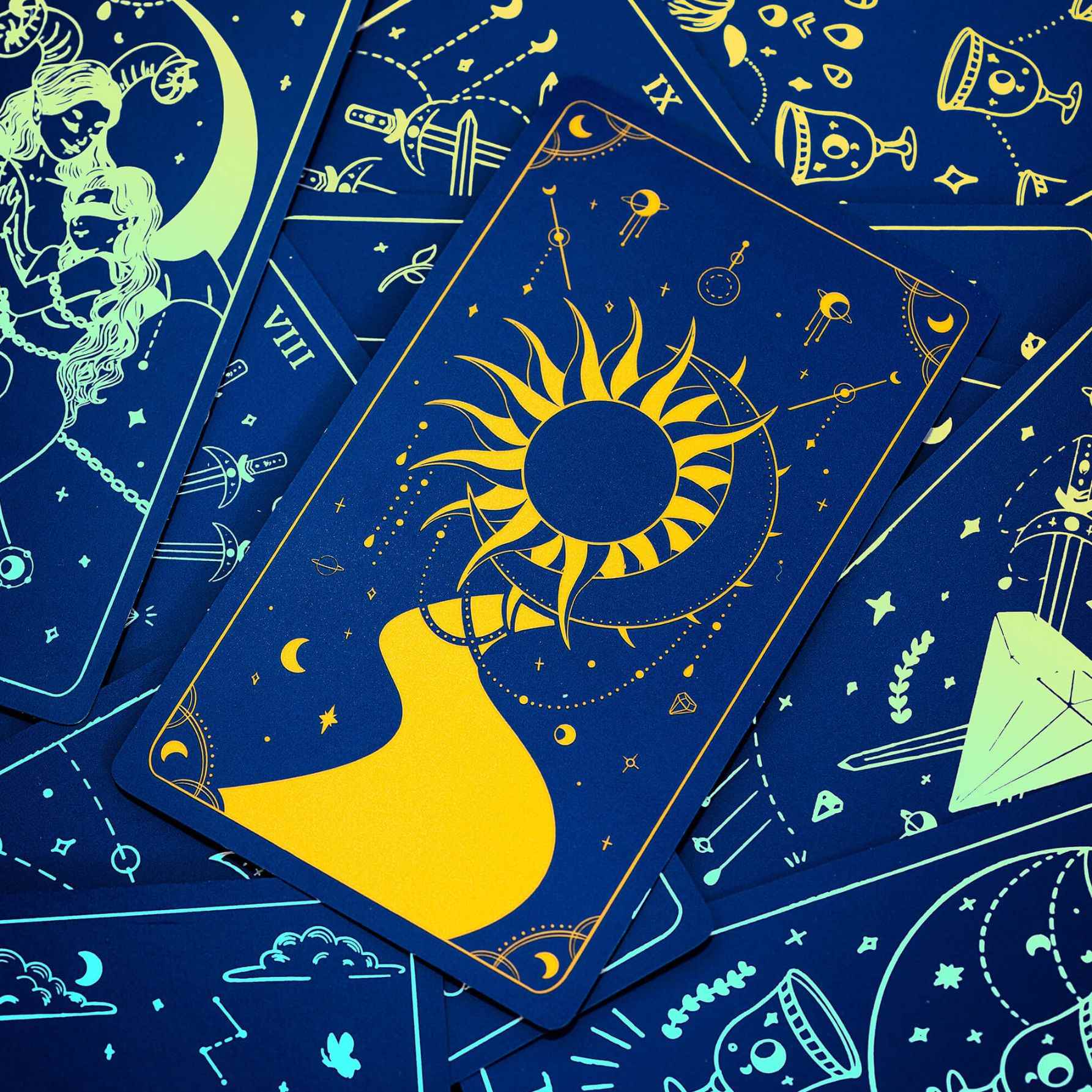 The Golden Path Tarot Blue Moon Edition™
