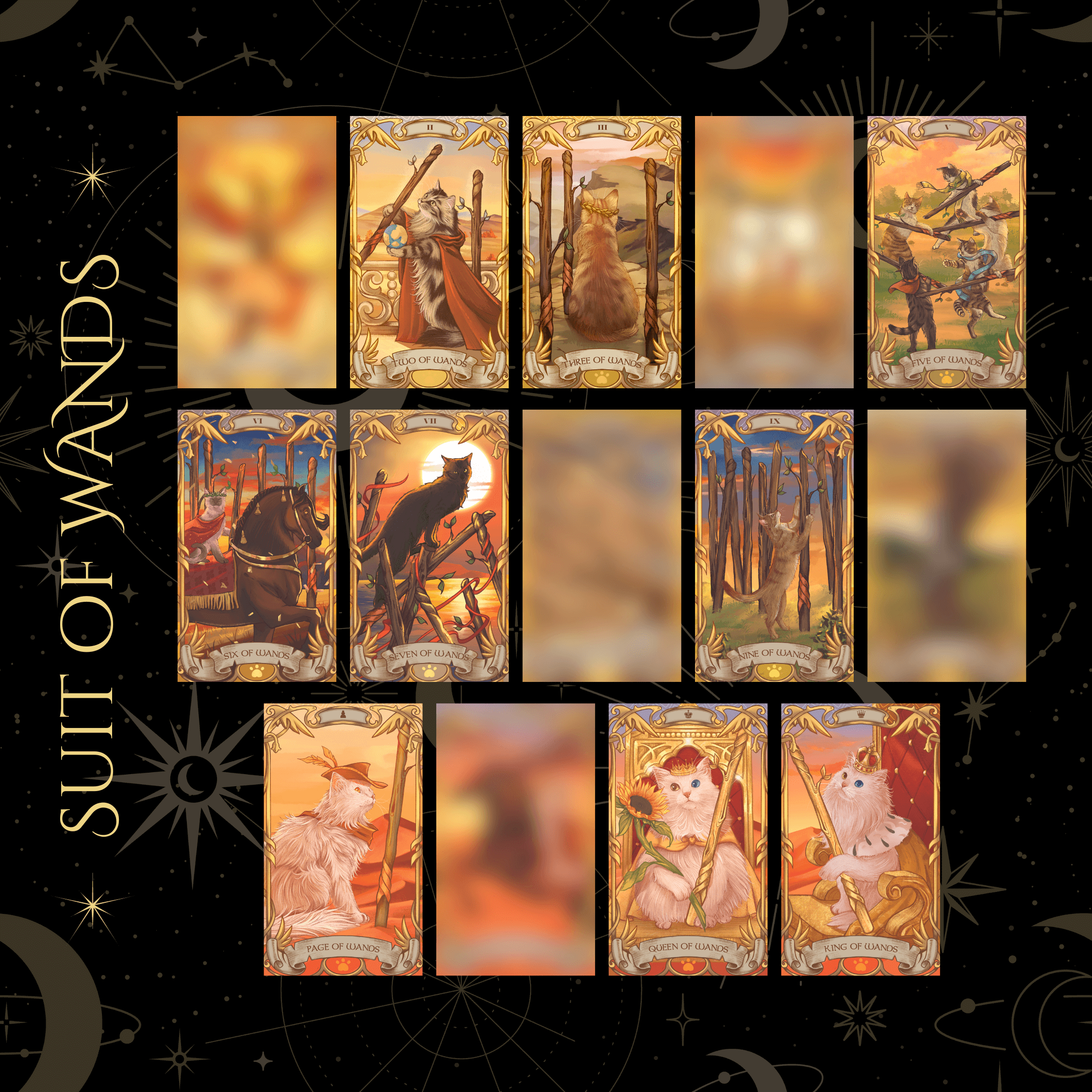 NINE LIVES CAT TAROT