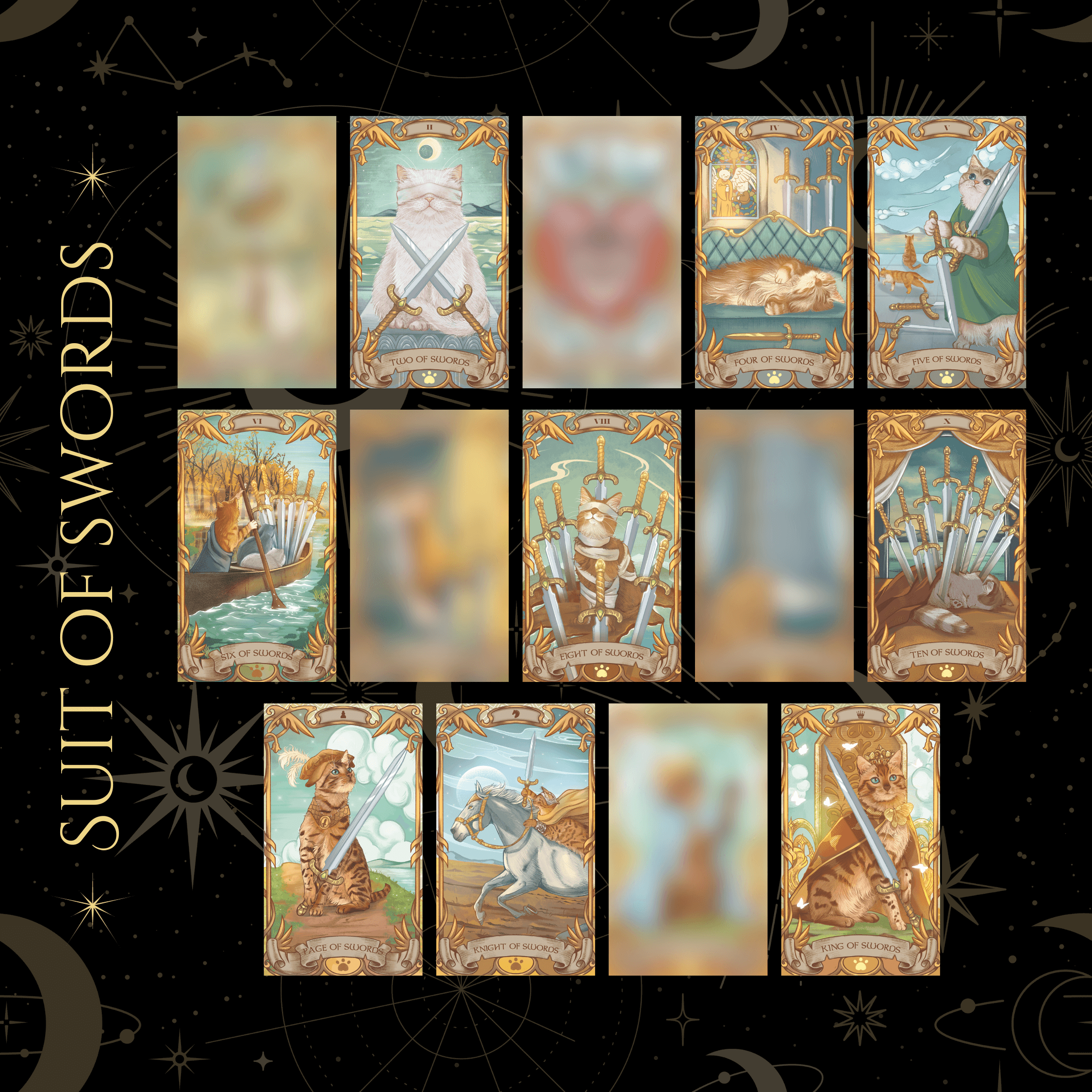 NINE LIVES CAT TAROT