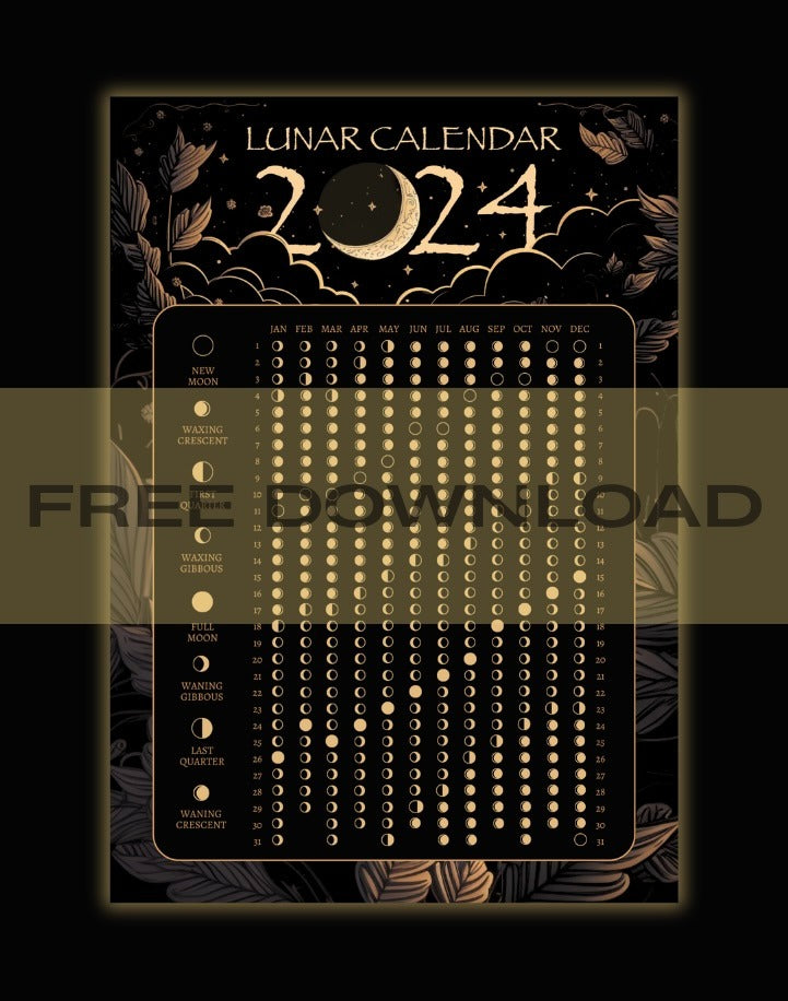 The Lunar Calendar of 2024