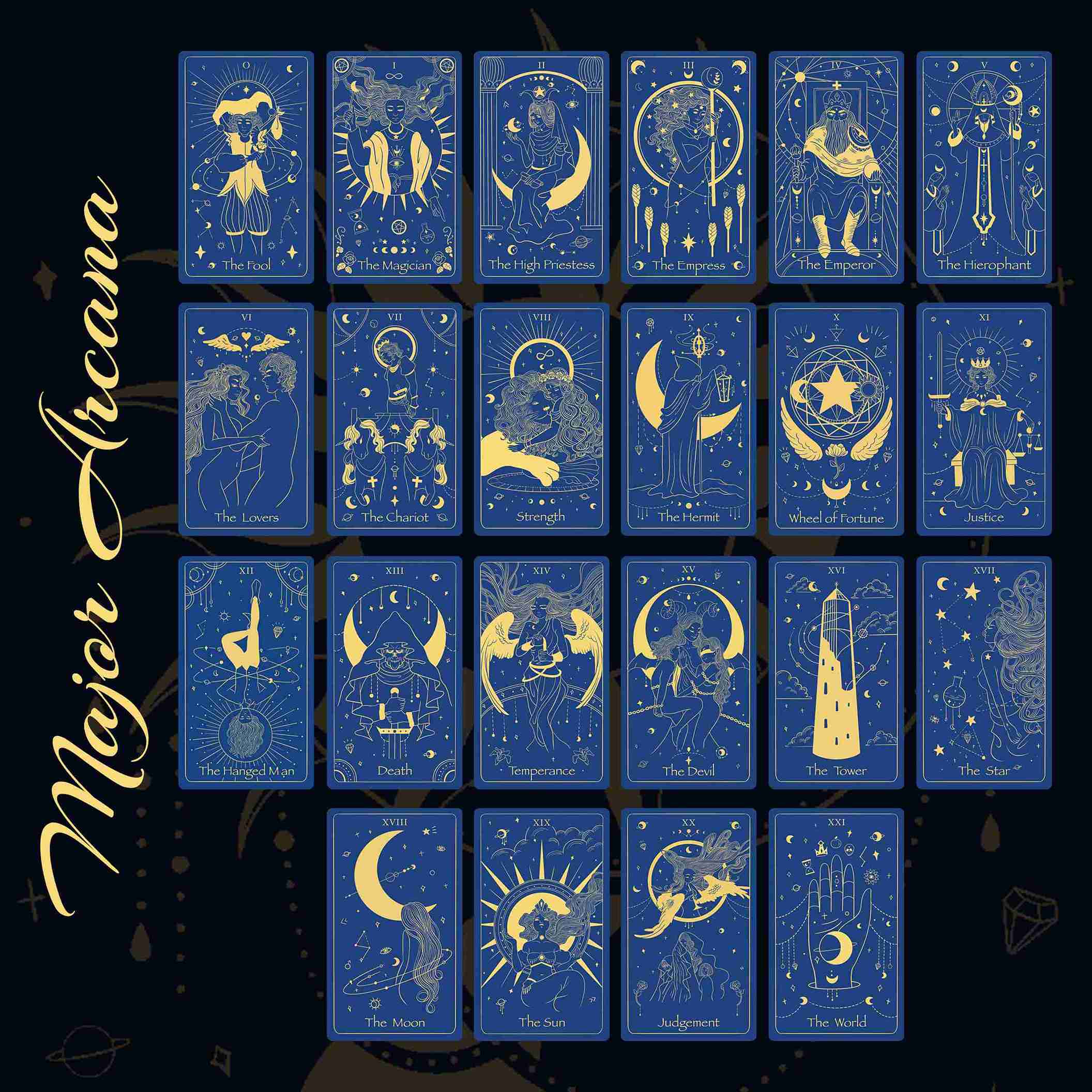 The Golden Path Tarot Blue Moon Edition™