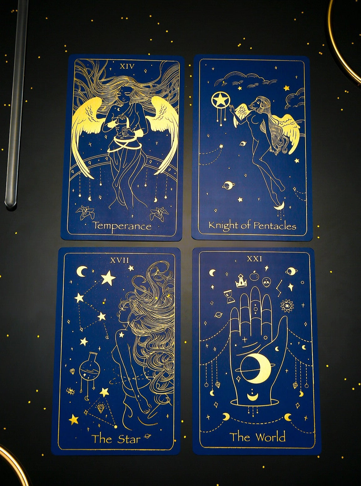 The Golden Path Tarot Blue Moon Edition
