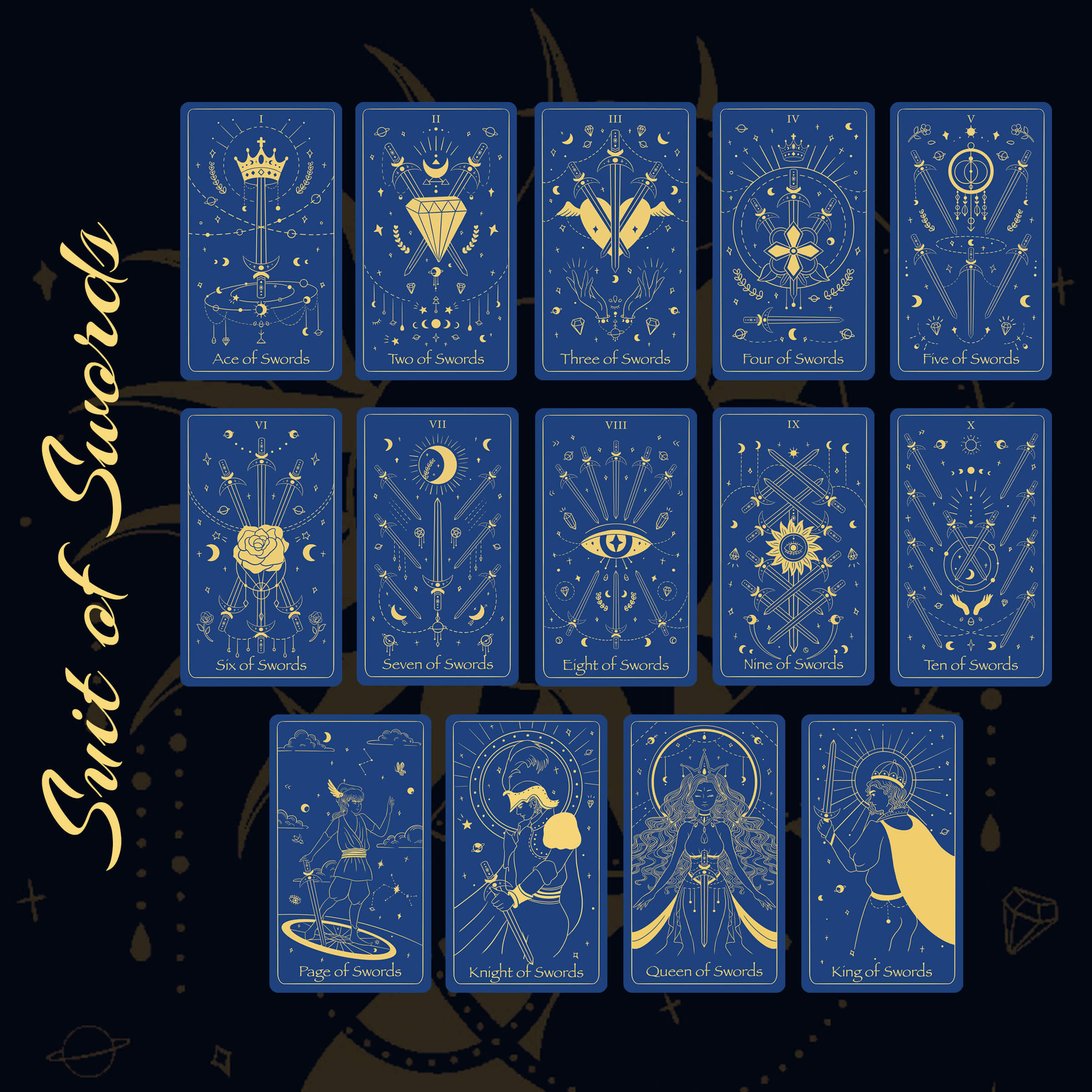 The Golden Path Tarot Blue Moon Edition™