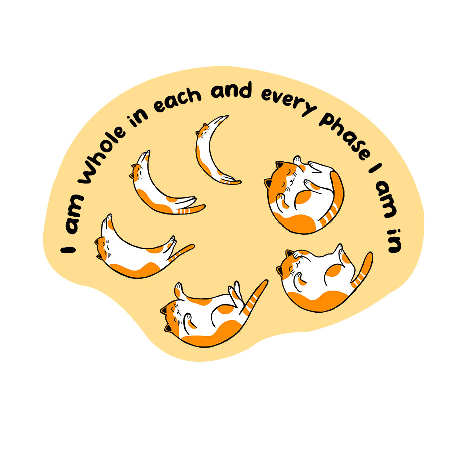 "I Am Whole" Cat Sticker