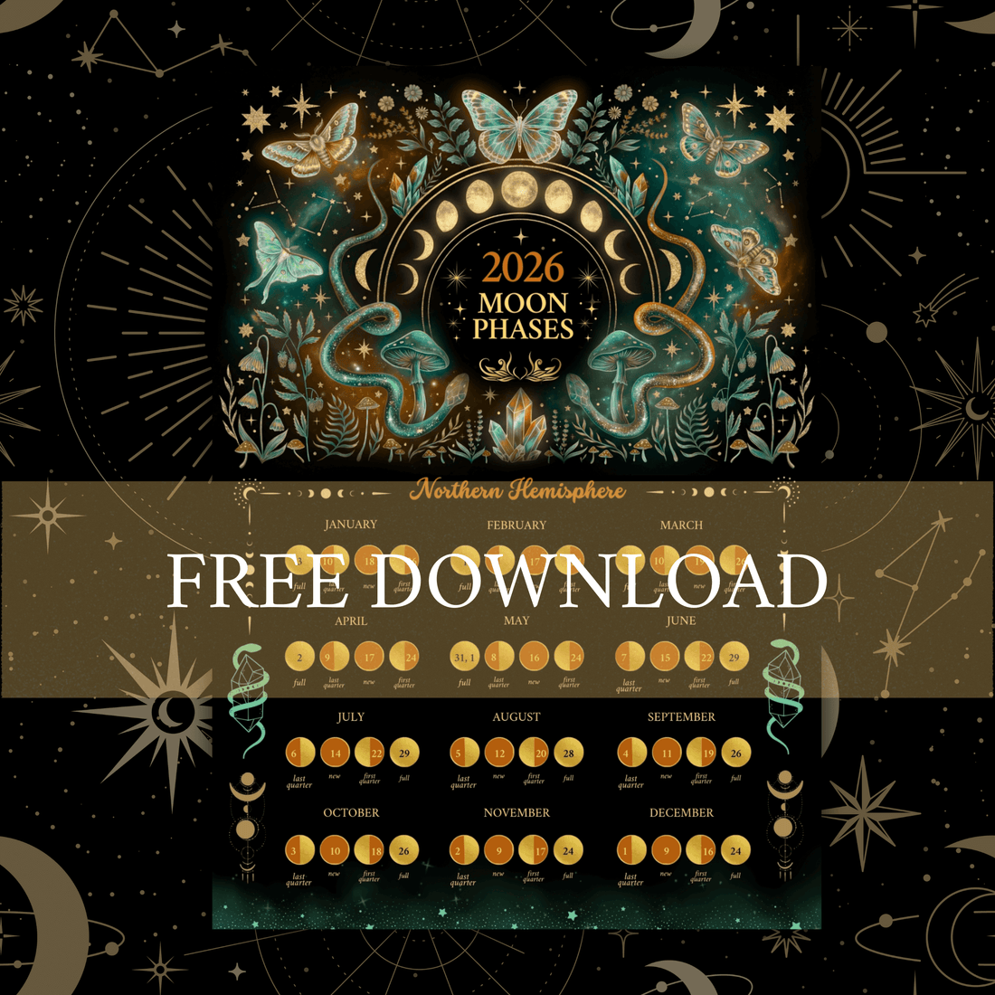 The Lunar Calendar of 2026