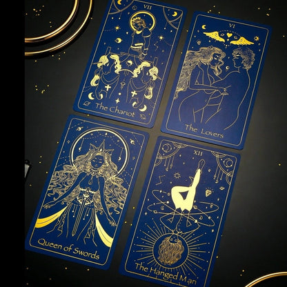 The Golden Path Tarot Blue Moon Edition Azura Magic